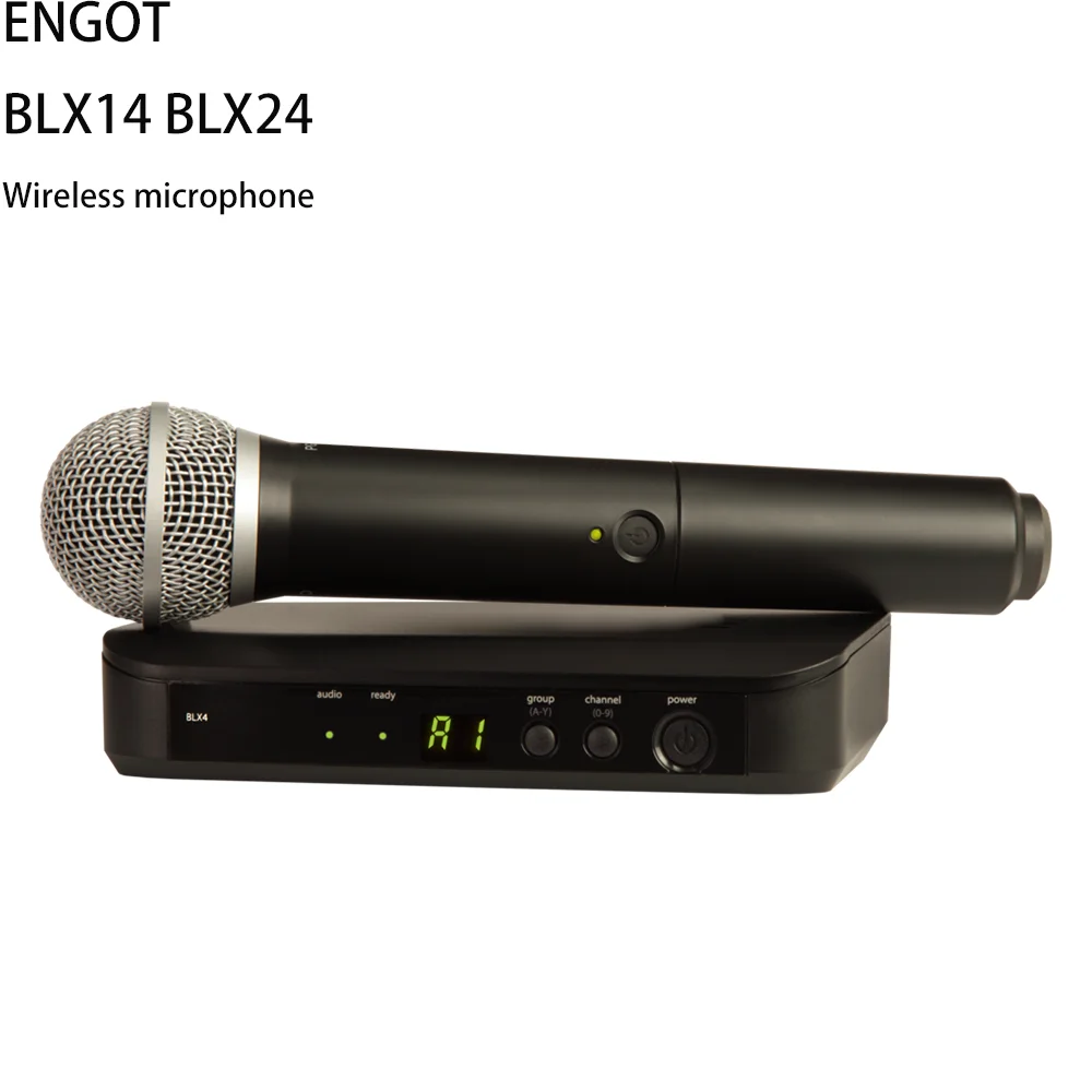 Blx24 Wireless Microphone Blx4r Vocal System With Blx4 Blx24r Pg58 Sm58 ...