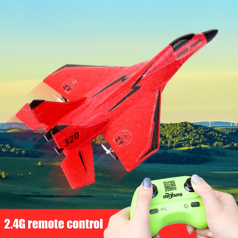 Zhiyang 320 MiG remote control small plane children's birthday gift EPP foam battle glider  toy airplane model drone 2