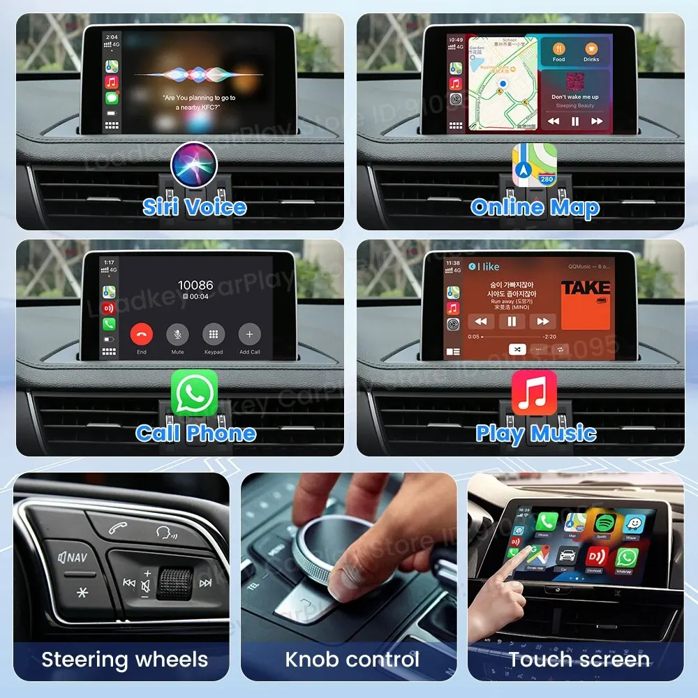 Carlinkit ̴ Ai ڽ, ȵ̵ 11  ī÷, ȵ̵  32G, ƿ BMW  Ÿ 4G LTE  Ʈ ڽ,  