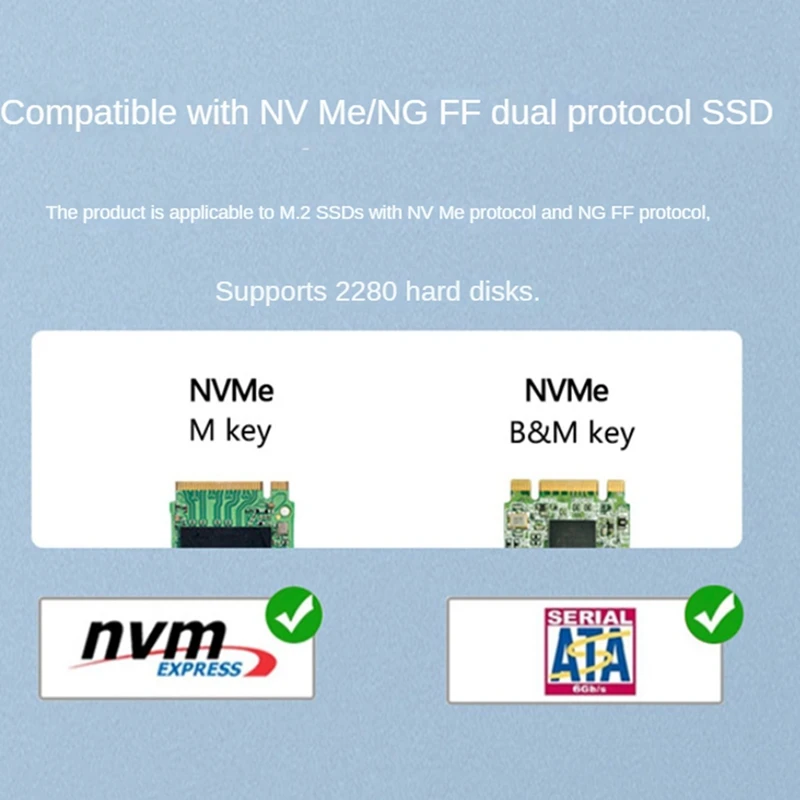 PS5 PC용 M.2 2280 SSD 방열판, NVME NGFF 2280 SSD 양면 방열판, 열 실리콘 패드 냉각, 사용하기 쉬운 빨간색