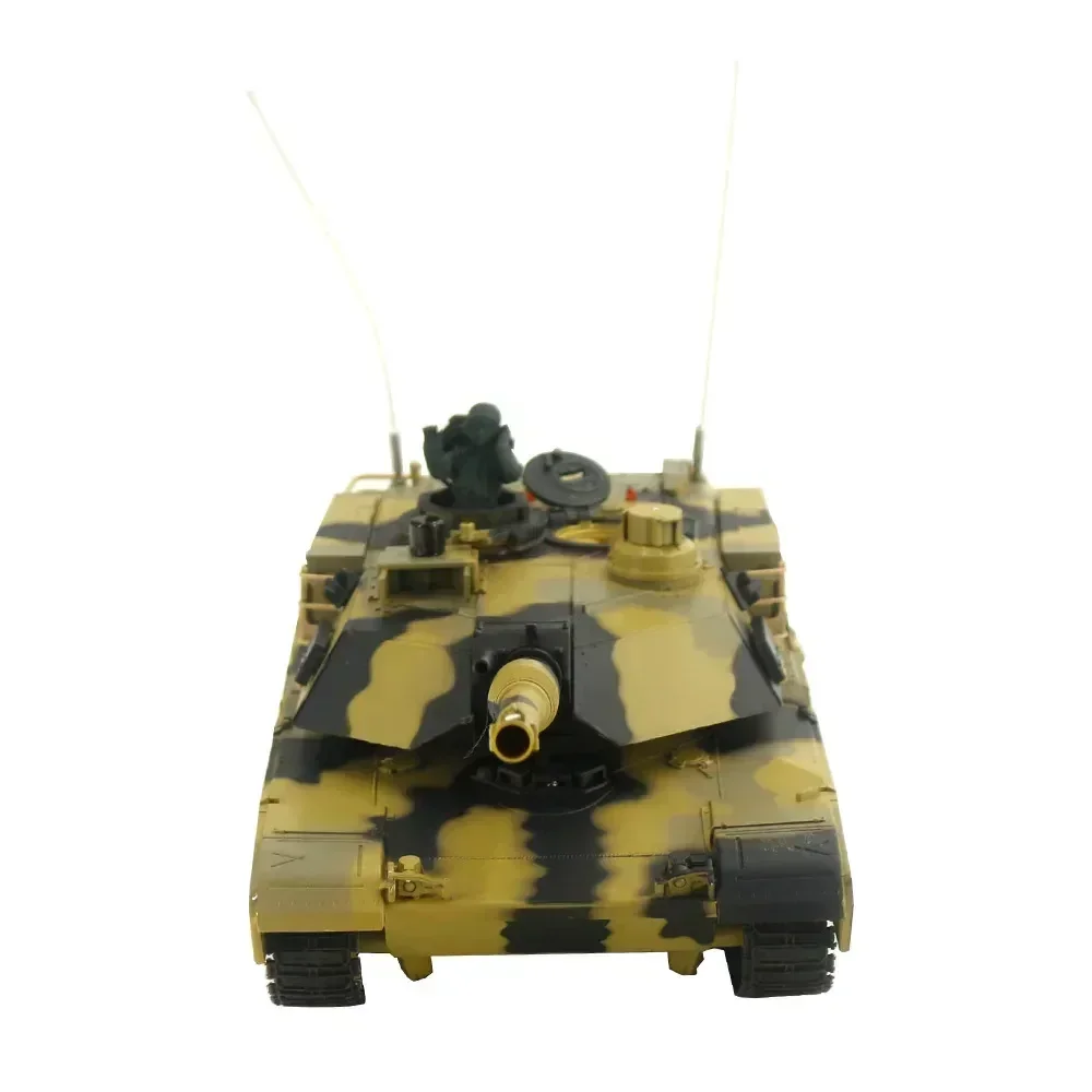 Hot Henglong 1/24 Scale Abrams M1a2 Us Battle Tanks Airsoft Panzer Rc Model Remote Control Military Vehicle Combat Children Gift 6