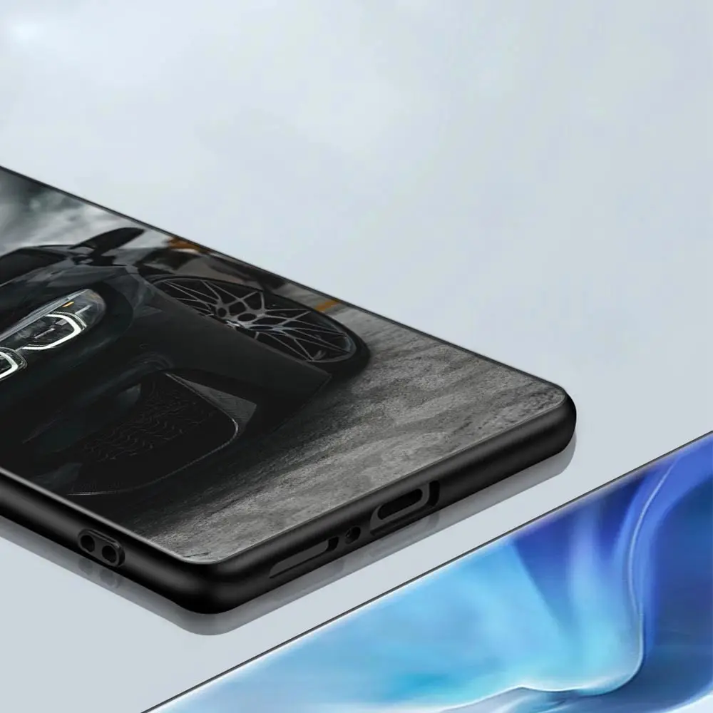Sleek Men's Sporty Car Design Phone Case - Durable Back Cover