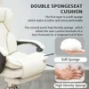 Computer Office Chair, Heightened Executive Chair, Ergonomic High Back Chair, White 6