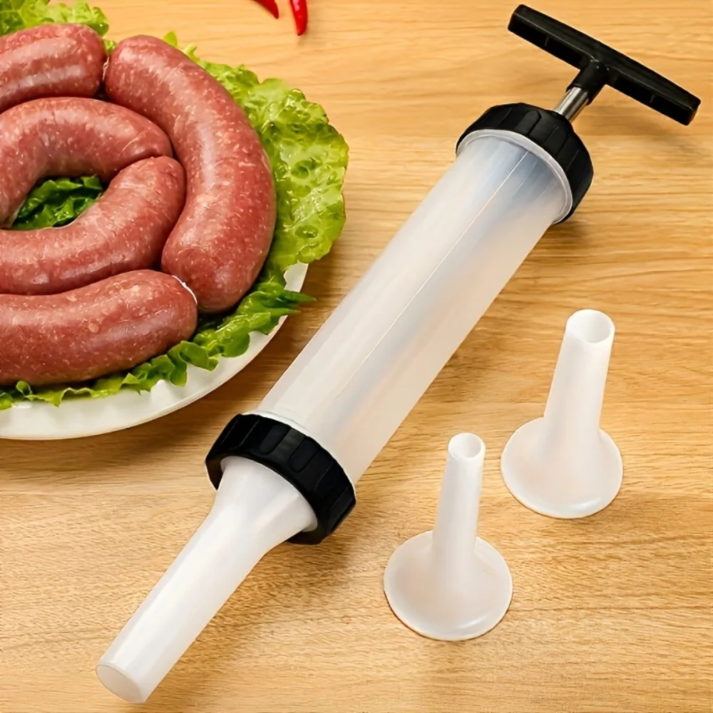 Manual Sausage Stuffing Machine Handheld Sausage Maker Tool Syringe for Homemade Sausage Kitchen Gadget for Party Food Crafting 2
