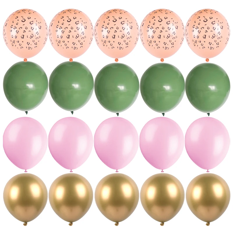 50 Palloncini Oro E Verde Salvia Per Feste – Lattice Metallico 12 Pollici, Coriandoli Inclusi, Per Baby Shower Matrimonio Compleanno Addio Al Nubilato