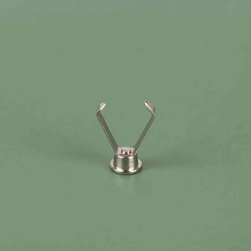 10 Stück DIY Metall Aglets Schnürsenkel zylindrische Spitzen Kopfs pitze Schutz Karte Seil Schnalle für Kleidung Pullover Hut Seil Kopf Schnalle – Detail 2