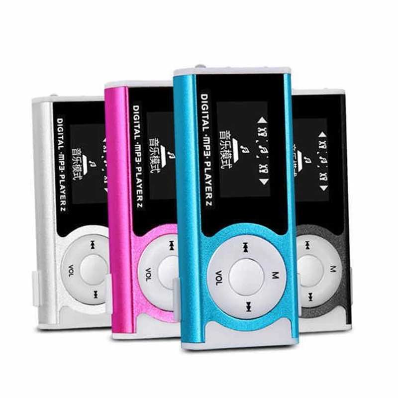 Portable Mp3 Card With Screen Mp3 / With Screen Lamp Clip Mp3 / With