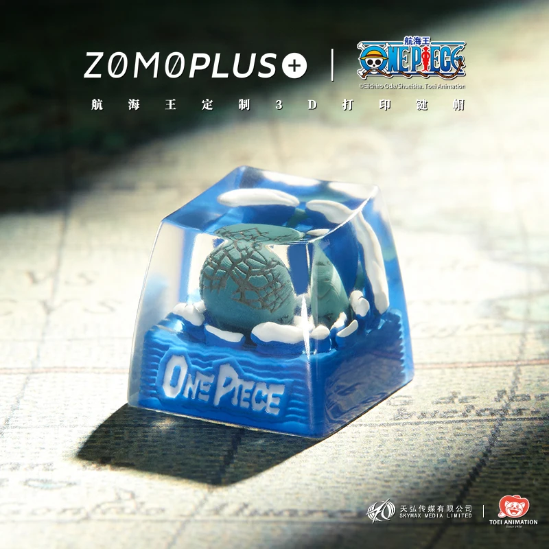 Zomoplus x Uma Peça Laboon 3d Impresso Keycap Artesanal - Imagem 6