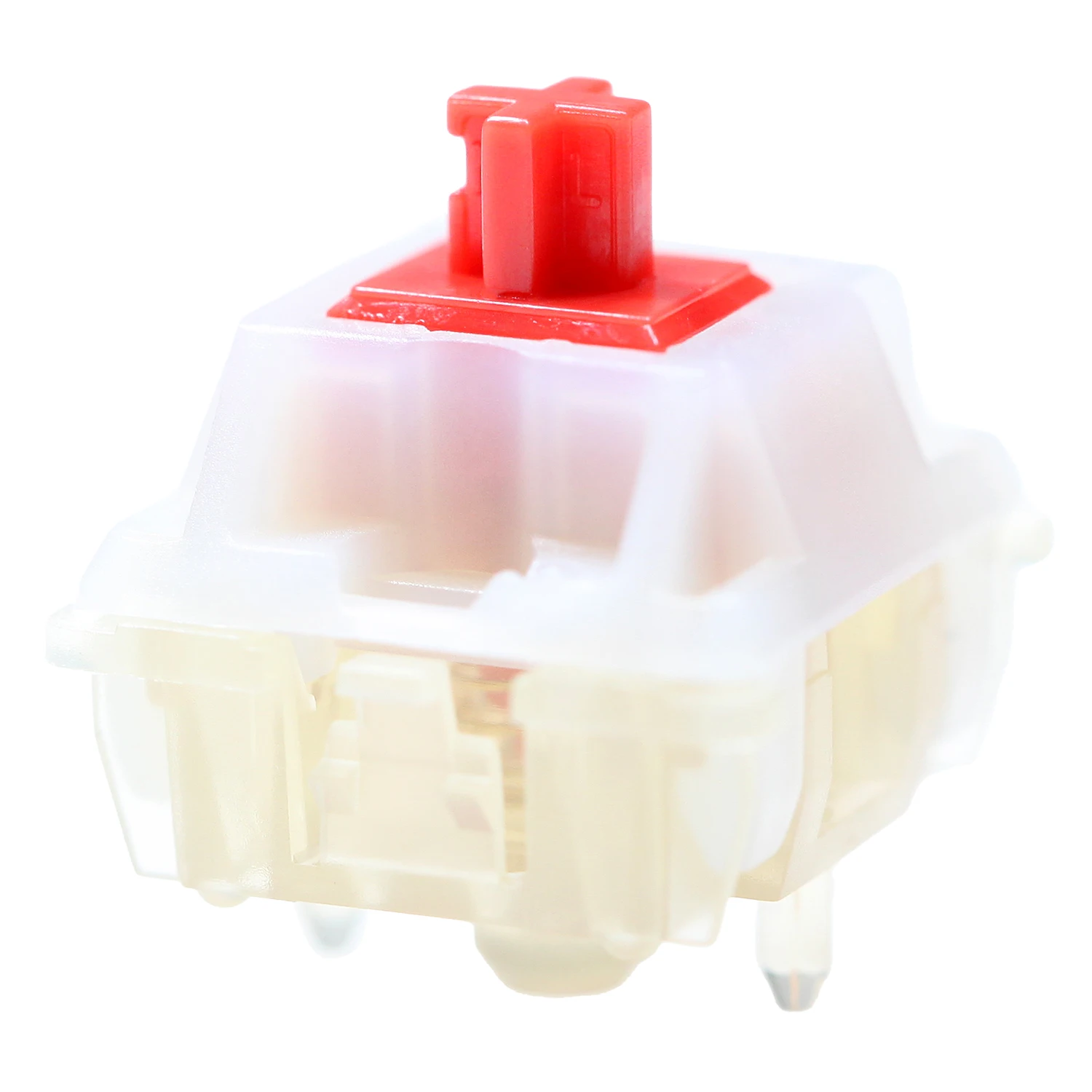 Interruptor de Tinta Superior Leitoso para Teclado Mecânico Gateron Creme Soda Linear Interruptor de Tronco mx Inferior 60m Fábrica Lubrificante 63g