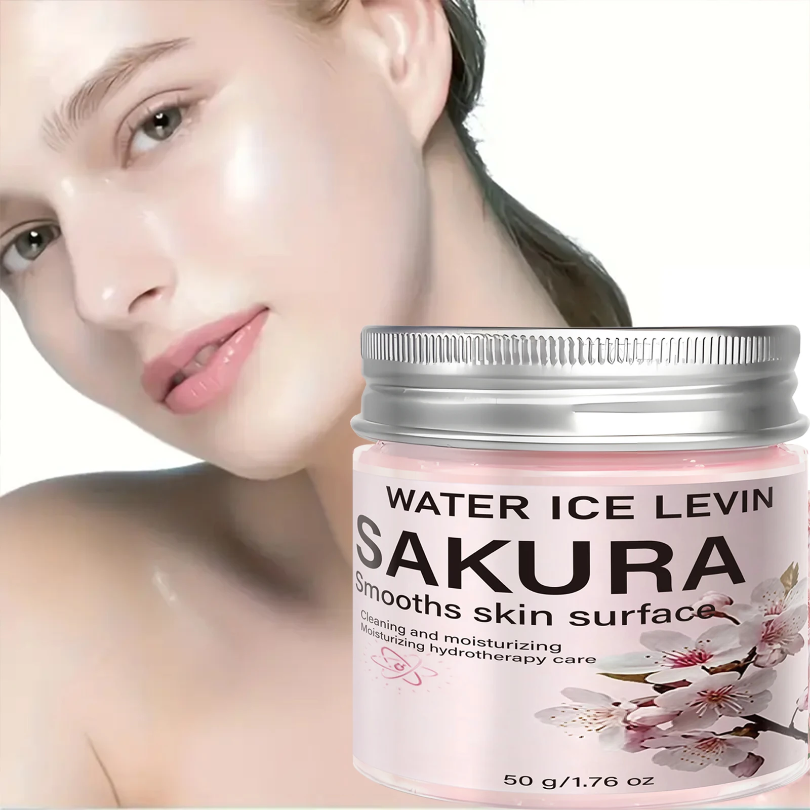 Hydrating Sakura Face Mask with Collagen & Hyaluronic Acid