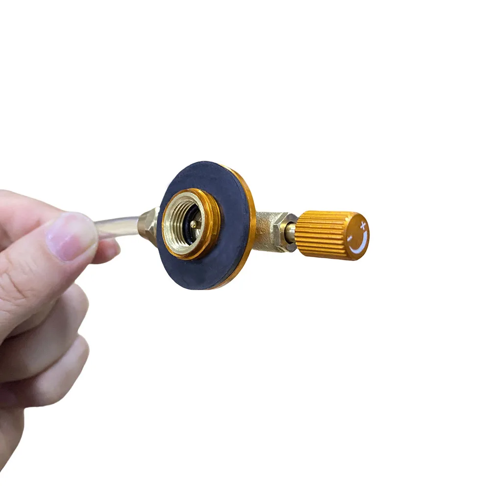 Gas Refill Adapter Inflation Valve Cylinder Gas Tank Filling Connector Leakproof Rubber Gas Refill Pipe Tube Portable Gas Burner I4803380600