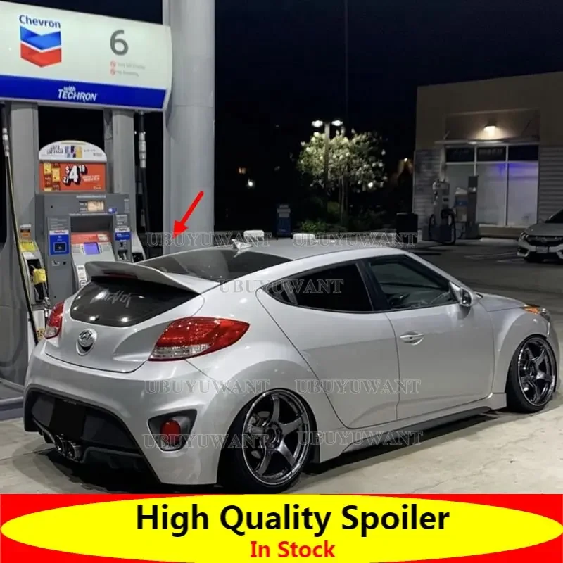 

Задний канал из стекловолокна типа SC для Veloster (только 1,6 Turbo) (с отверстием для тормоза) для Veloster FRP, спойлер, сплиттер для крыши