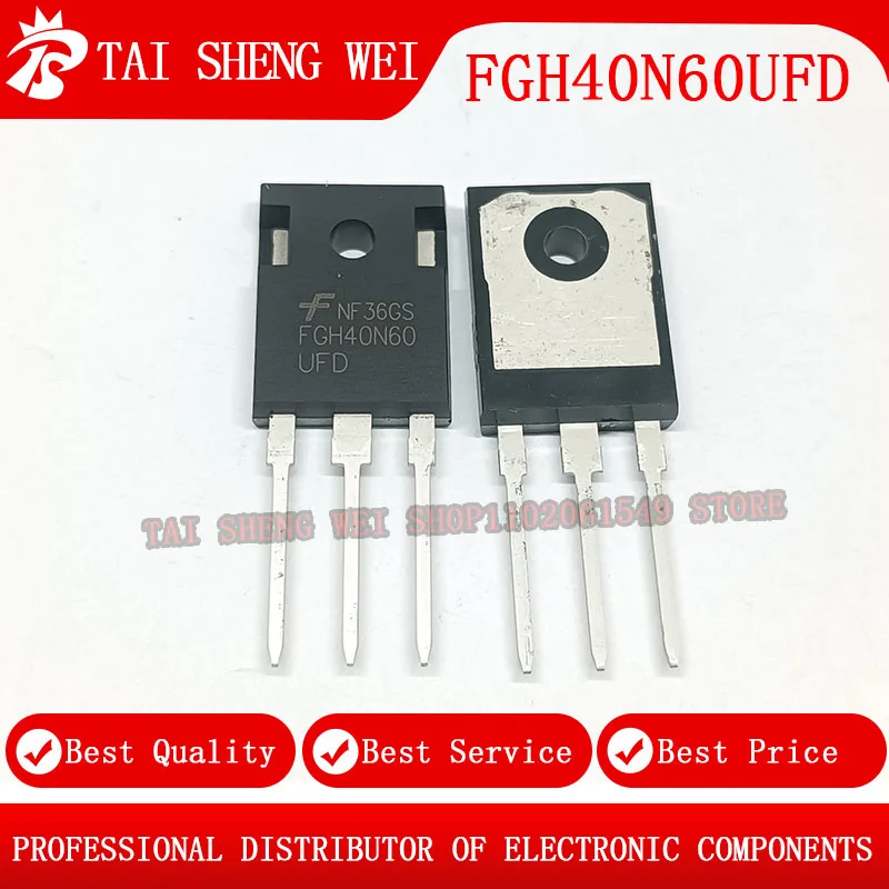 

5 шт. FGH40N60UFD FGH40N60 40A 600 в TO-247 TO247 IGBT