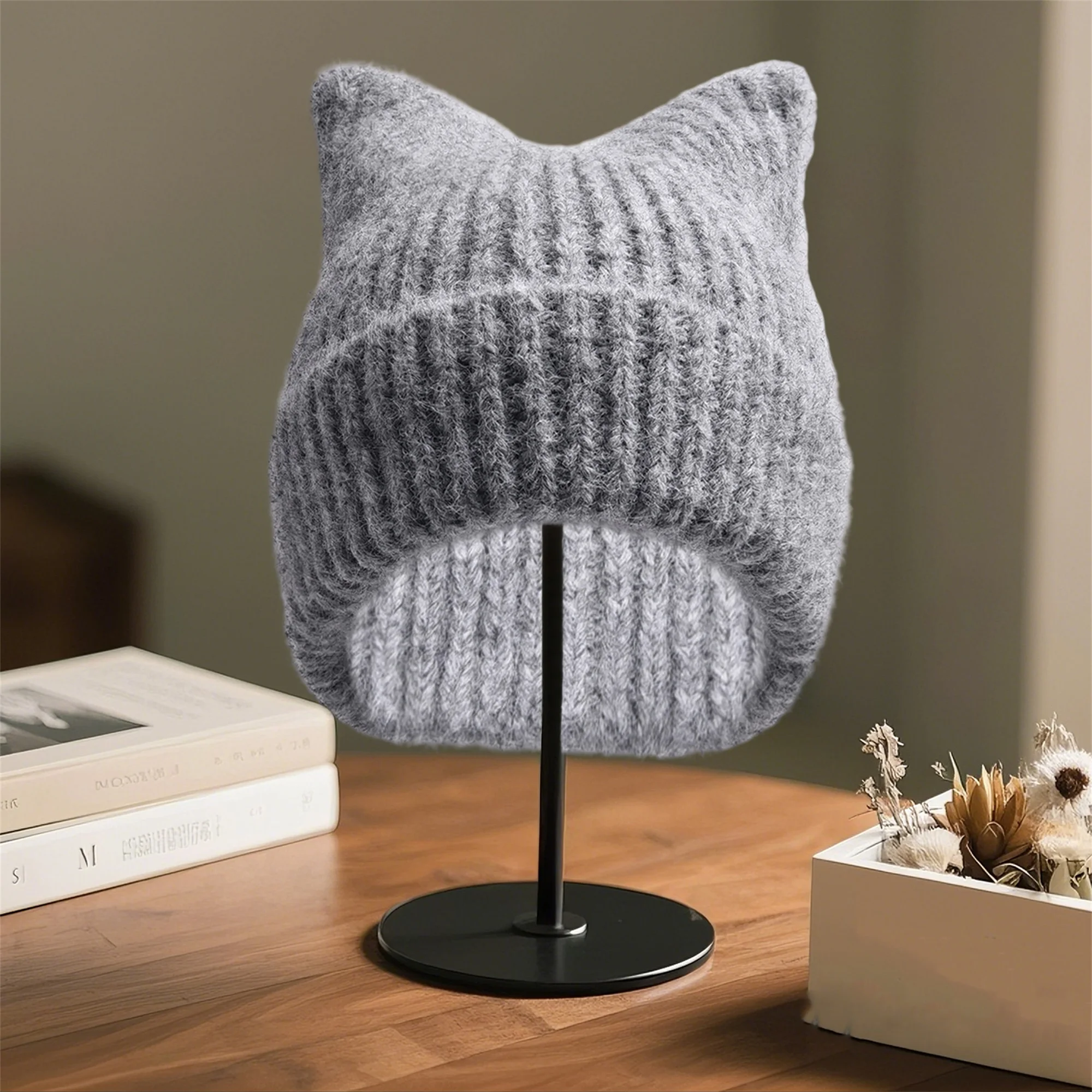 Unisex Winter Scarf Stylish Warm Knit Neck Warmer with Cute Pom Pom Tassels for Men and Women Outdoor Activities