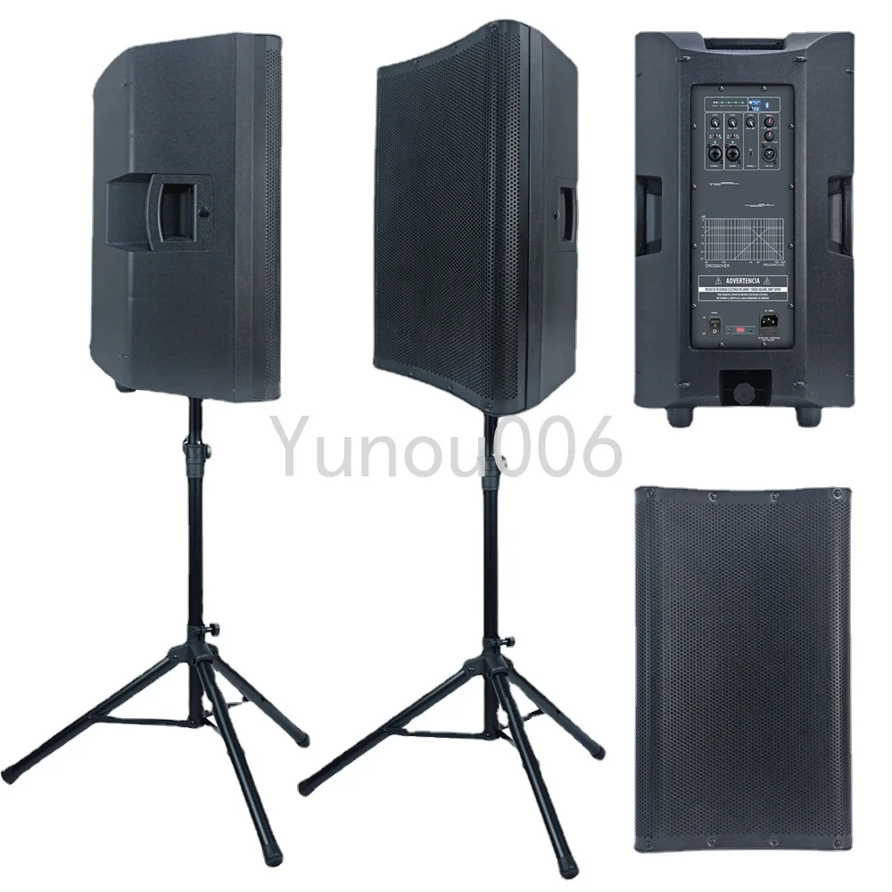 

2000W 15" Subwoofer Professional Audio Wireless Karaoke Sets PA Speaker System DSP Function Sound Box Portable