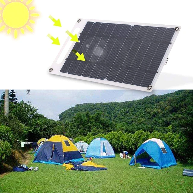 100W 5V Solar Panel USB Charger