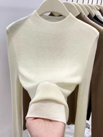 Autumn Winter Turtleneck Sweater Women 2025 Solid Slim Pullover Warm Casual Jumpers Korean Fashion Knitwear Base Layer Tops - Image 4
