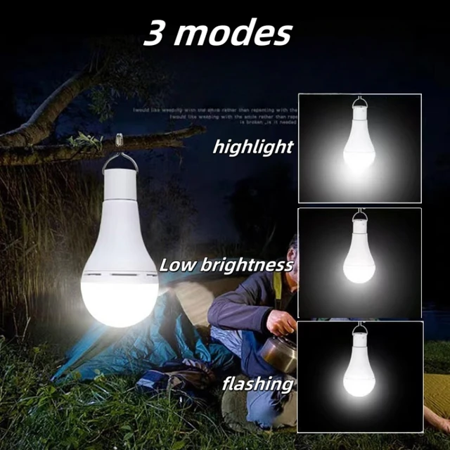 Solar Powered Camping LED Light 5