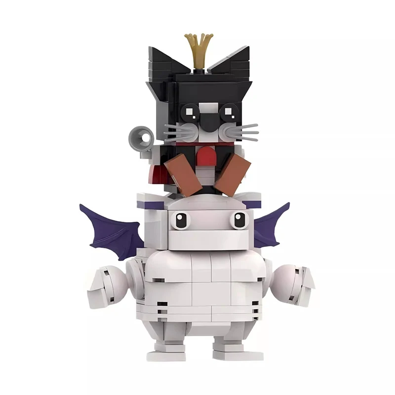 Bricklink Game Fantasyed Action Figures Zack Fair Tifa Aerith Cloud Mog Brickheadz Sets Building Blocks Kid Toys Christmas Gift 5
