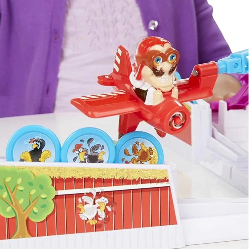 Louie Spinning Plan Chicken, chicken stealing game, parent-child interaction, battle puzzle, board game, party, children's toys 5