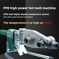PPR 2500W Water Pipe Hot Melt Machine with Digital Display Temperature Control PE Welding PB Plastic Welding Machine Double Tube 1
