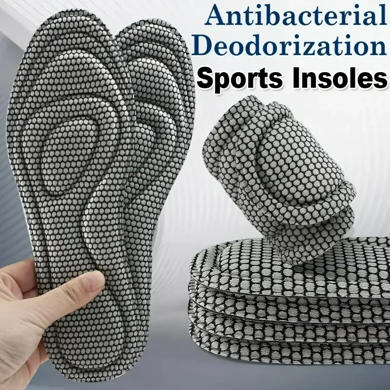 5D Massage Sports Insole Memory Foam Orthopedic Insoles Nano Antibacterial Deodorant Shoe Pads Sweat Absorption Running Pad shoe insoles sport insoles orthopedic insoles sport orthopedic insoles sports insoles