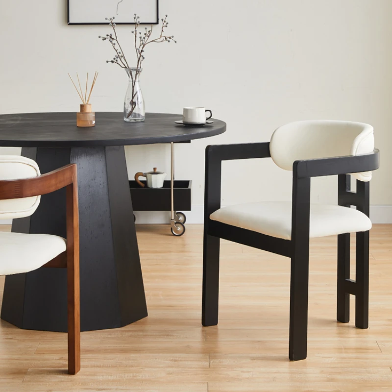

French Minimalist Dining Chairs Home Restaurants Design Hotel Dining Chairs Lounge Modern Silla Comedor Space Saving Furniture