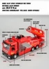 1/32 Fire Truck Model Toy Car Die-cast Metal Light Sound Simulation Water Spray Rescue Vehicle Pull-Back Car Models Christmas 4