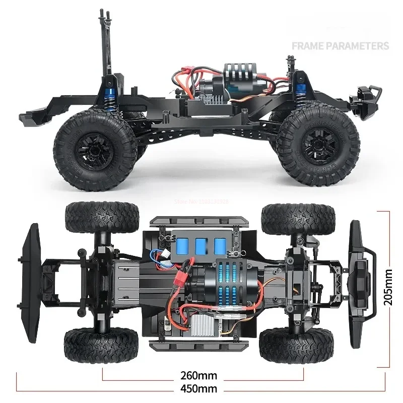 HB ZP1005 RC Car 1/10 Full Scale 4WD Off-Road Climbing Racing Rechargeable Toy Cars Model Adult Children Birthday Gift Xmas Gift 4