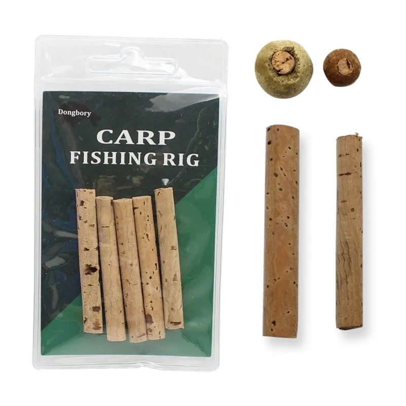 Bâtonnets liège 6mm/8mm pour augmenter flottabilité bouillettes carpe - accessoires pêche pop up