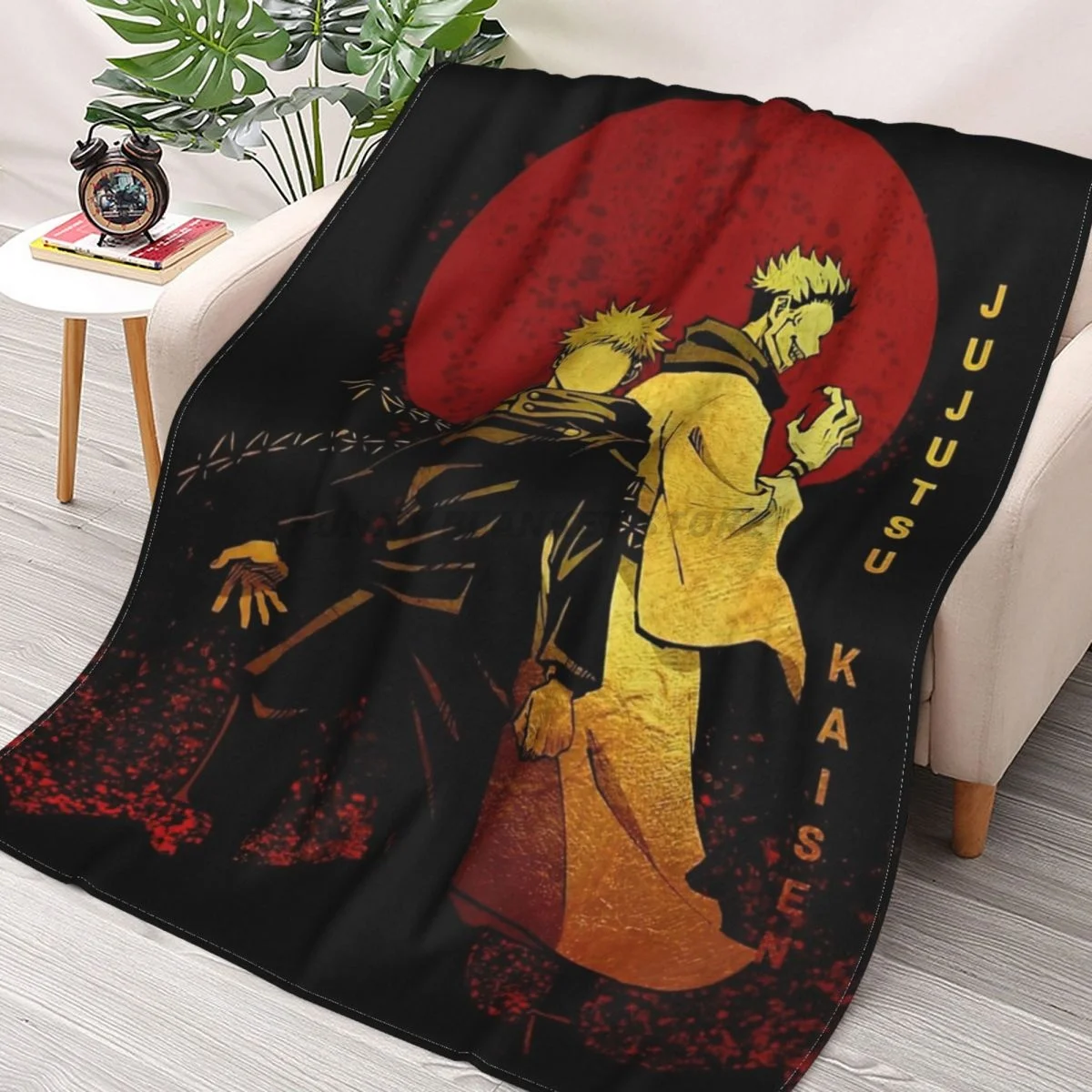 

Jujutsu Kaisen Megumi Throws Blankets Collage Flannel Ultra-Soft Warm picnic blanket bedspread on the bed