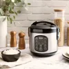 Rice Cooker, 4-Cup Uncooked 2.5 Quart, Programmable Digital Controls with Automatic Keep Warm Mode, Sensor Logic Technology 6