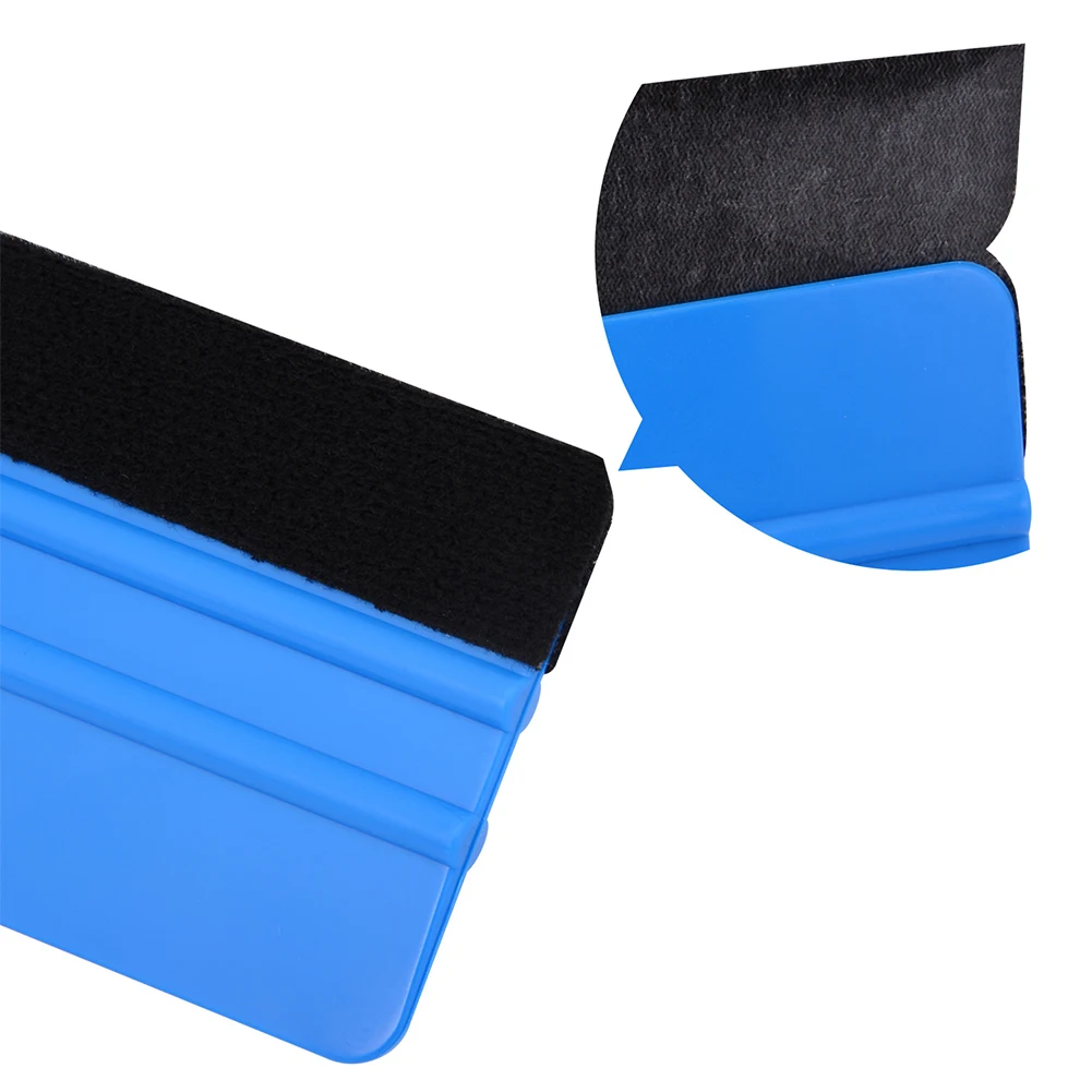 10pcs Car Vinyl Wrap Scraper Carbon Fiber Film Felt Squeegee Car Tinting Window Glass Cleaning Tool Sticker Remover Accessories