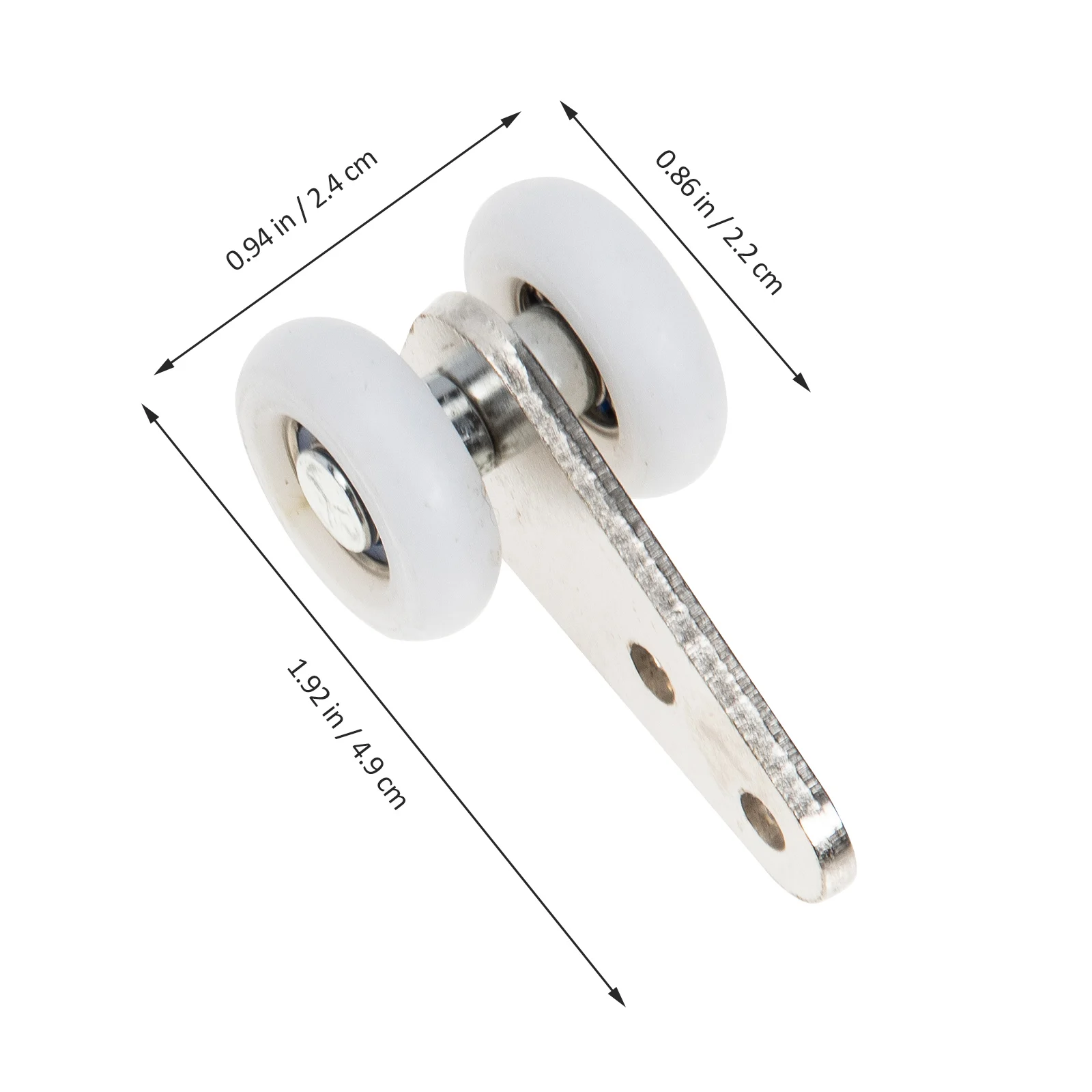 Curtain Rod Sliders 4pcs Sliding Door Wheel Door Pulley Gate Roller For Window Curtain Wheel Picture Bathroom Sliding sliding door roller