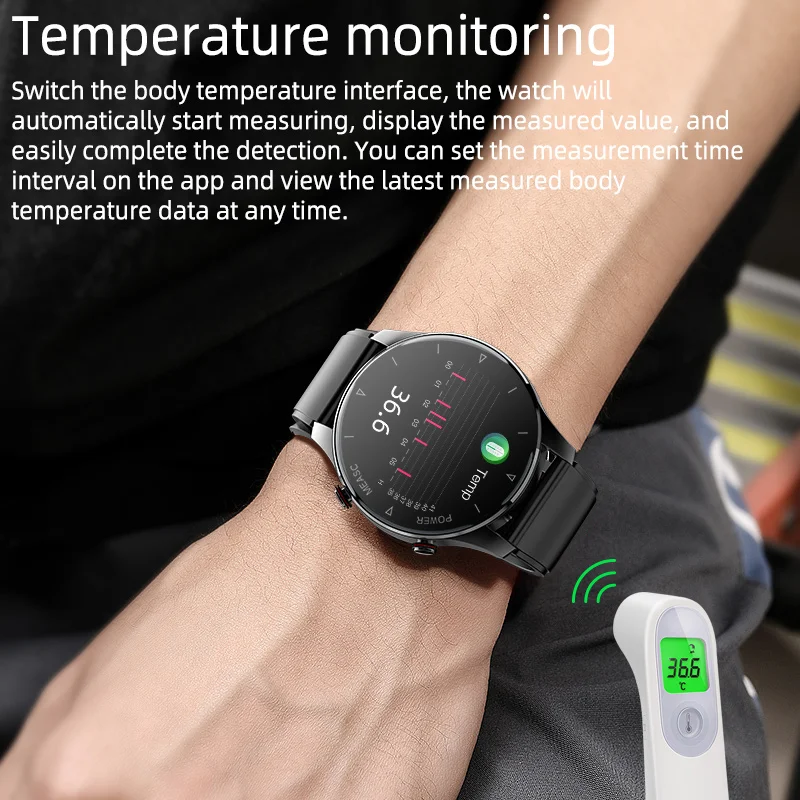 YHE BP Doctor: A new AMOLED smartwatch that measures blood