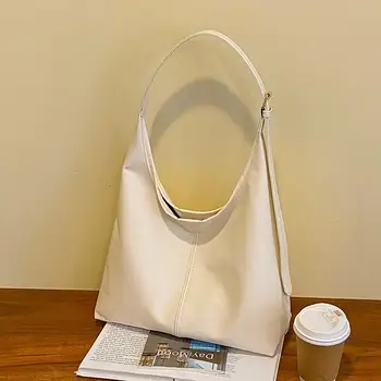 Borsa a tracolla da donna in similpelle PU, borsa a spalla di lusso alla moda, borsa hobo da donna per il pendolarismo, borsa tote.