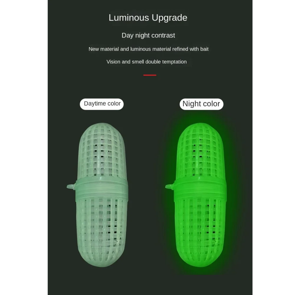 10pcs/set Carp Fishing Bait Cage Trap Basket Feeder Holder Fishing Lures Cage