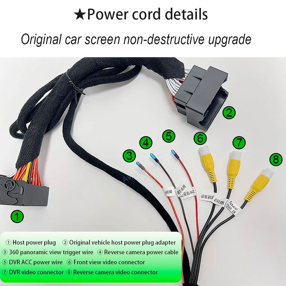 Decodificatore della traiettoria inversa HD per Audi A5 2017 2018 2019 Car OEM aggiornamento dello schermo originale telecamera per retromarcia Plug & Play