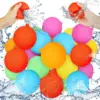 12/24 Pcs Reusable Water Balloons Refillable Water Balloon Quick Fill Self Sealing Water Bomb Splash Balls Swimming Pool Toys 1