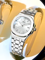 Fashion Quartz Watches for Women Luxury Brand I&W Ladies Watch Ultra thin 8mm Dress Wristwatch Luminous Waterproof Reloj Mujer 1