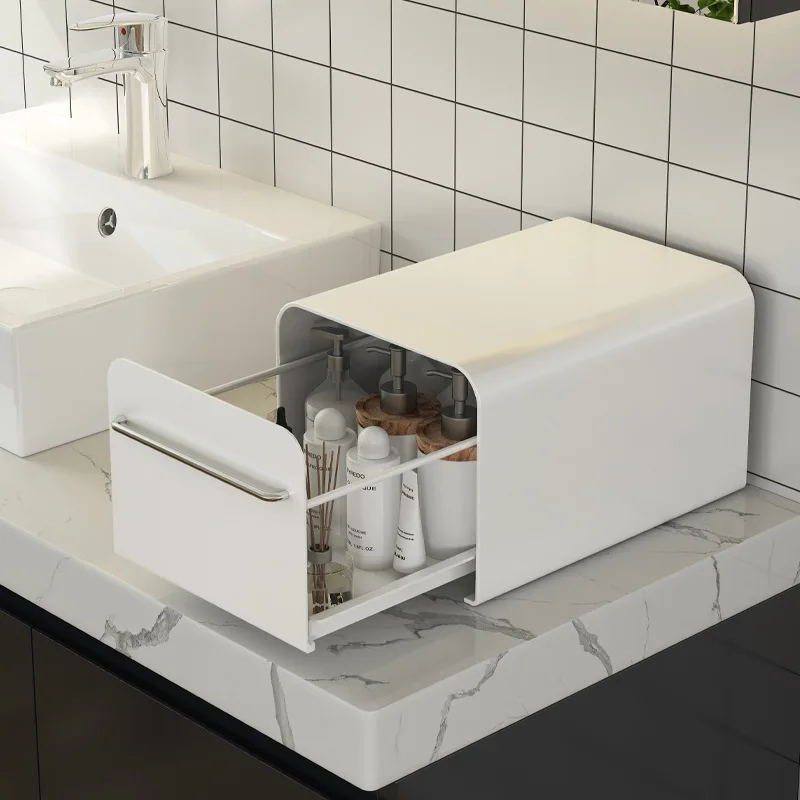 Nordic Desktop Skin Care Products Storage Box Kitchen Condiment Bottle Storage Bedroom Cosmetics Medicine Organizer Box 5