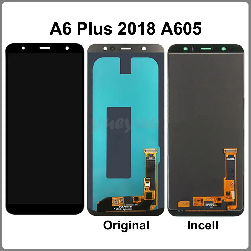 Original-LCD-For-Samsung-Galaxy-A6-Plus-2018-A605-A605F-A605FN-LCD ...