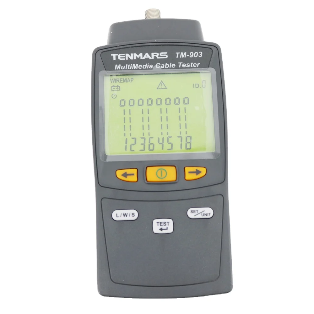 

TM-903 Portable Multimedia LAN Cable Tester For LAN/Video Coaxial /RJ11 Voice Cable