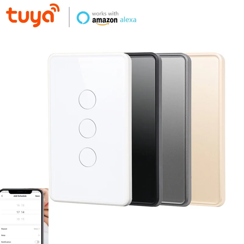 Tuya Zigbee Wall Switches Controller Wireless Touch Remote Control Wall