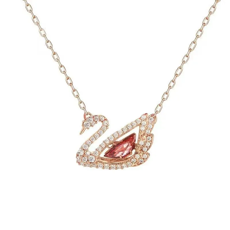 

SHL оригинальные новые элементы, хрустальное динамическое ожерелье на ключицу, блестящее сердце, высококачественное искусственное сердце, высококачественный подарок на день рождения