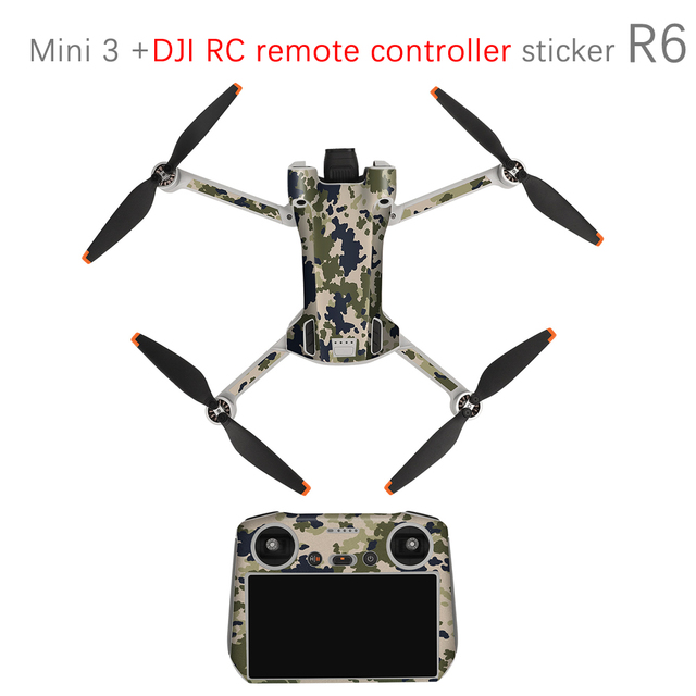 Stickers for DJI Mini 3 Pro Skin Scratch Resistant Waterproof for DJI RC Remote Control Sticker Accessories
