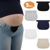 5Pcs Pregnancy Adjustable Extender Waist Band Pants Jeans Elastic Waistband Belt with Extend Button Garment Accessories 1