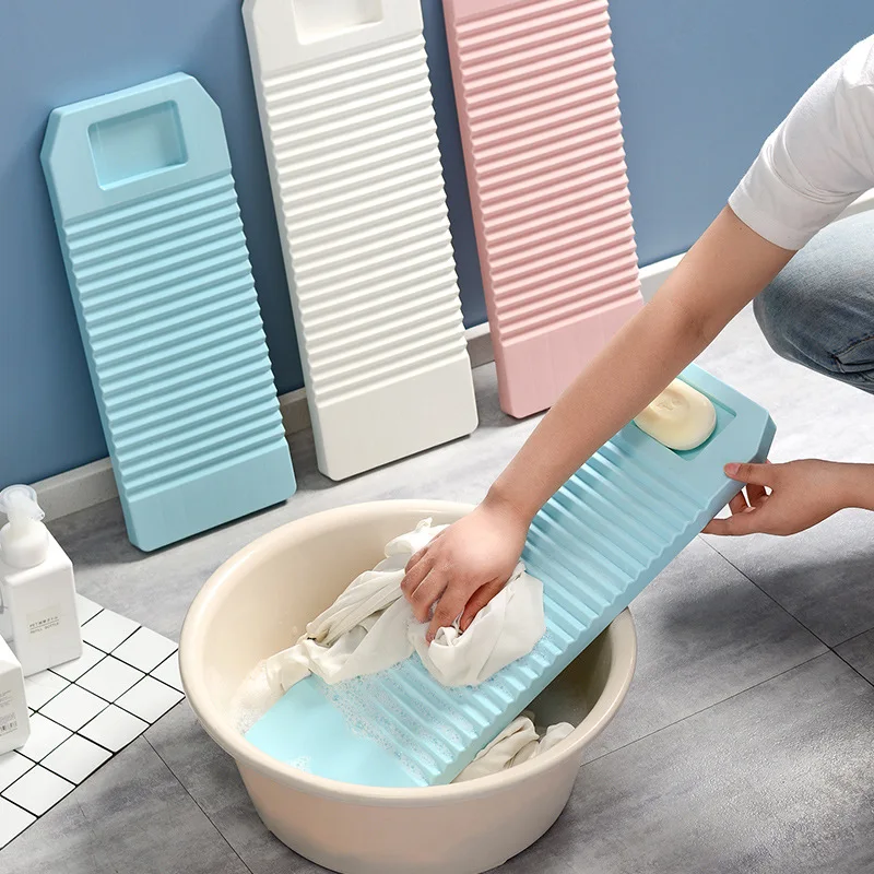 Old Style Washboard Household PP Laundry Board Plastic Slot Large and Small Dormitory Laundry Board