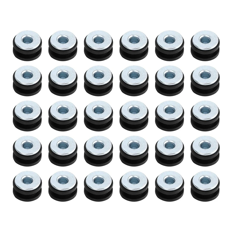 30Pcs Motorcycle Rubber Grommets Motorcycle Windshield Bolts Kits for