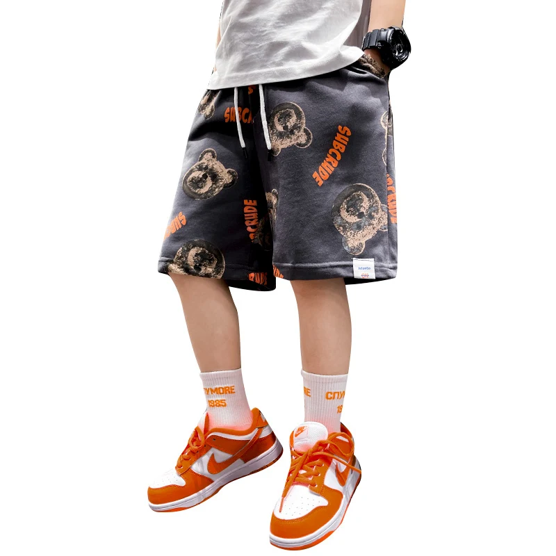 Pantaloncini Estivi Per Ragazzi Adolescenti Pantaloni Sportivi Per Bambini Casuali Vestiti Per Bambini Pantaloni Sportivi Per Orsi Dei Cartoni Animati